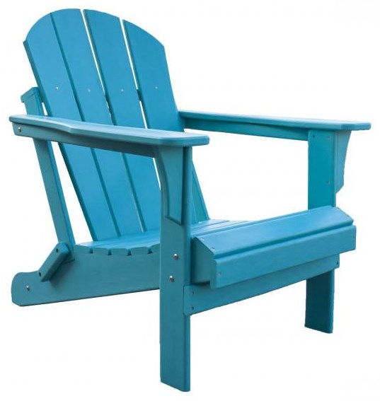 Pelican Reef Panama Jack Adirondack PELI PJO 4001 TEAL Poly Resin Teal Adirondack Chair Jacksonville Furniture Mart Outdoor Chairs